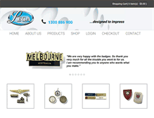 Tablet Screenshot of lega.com.au